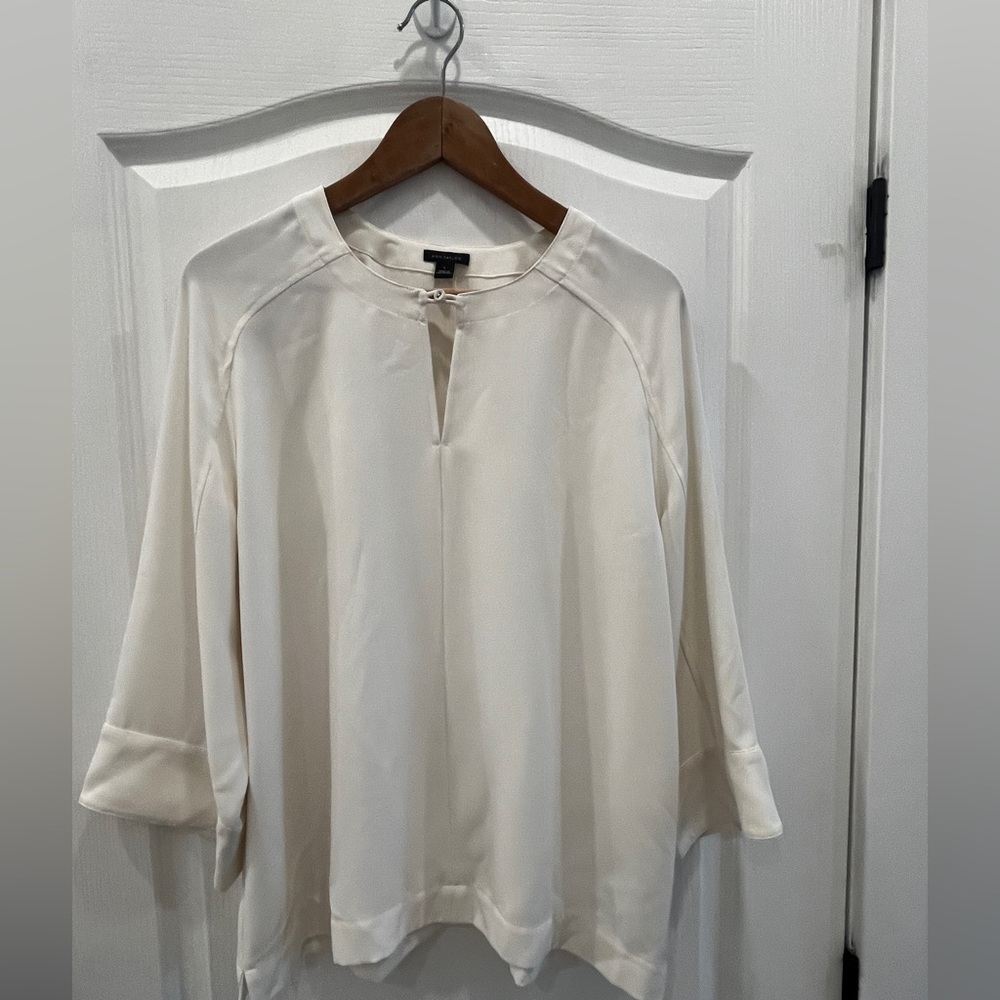 Ann Taylor Ivory Blouse